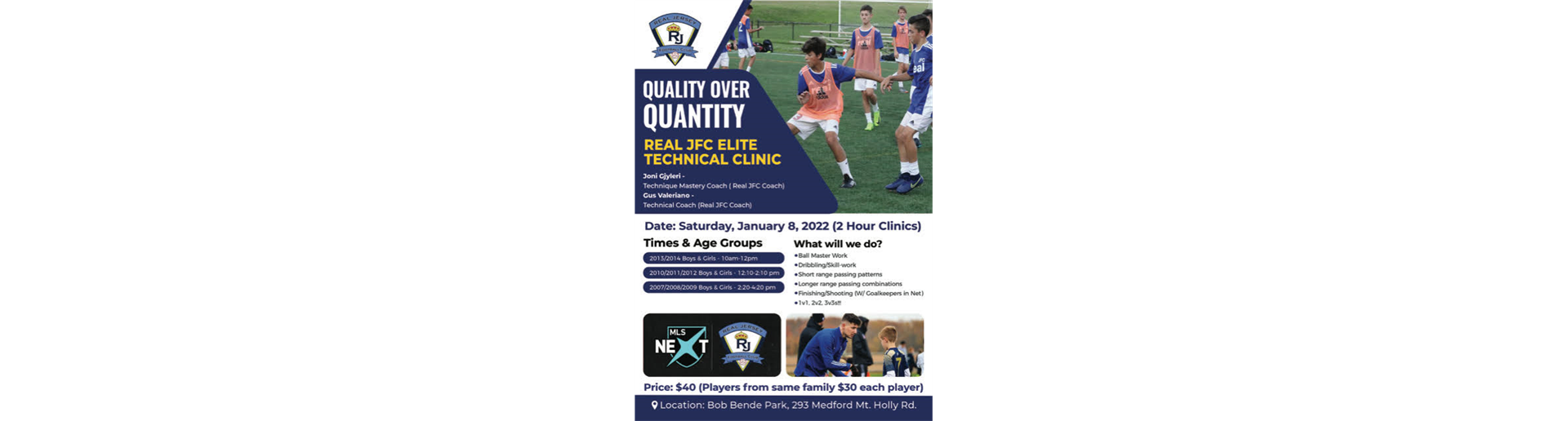 Real JFC Elite Technical Clinic
